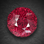 Umbalite garnet with an award winning cut