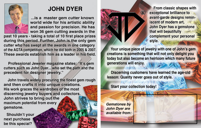 John Dyer bio card information