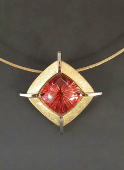 RW Wise sunstone pendant, sunstone by John Dyer & Co.