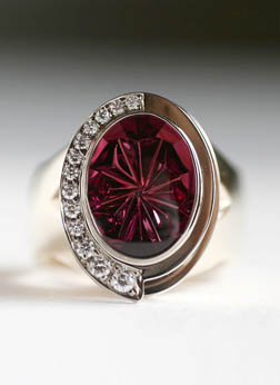 BNOX ring, gem by John Dyer