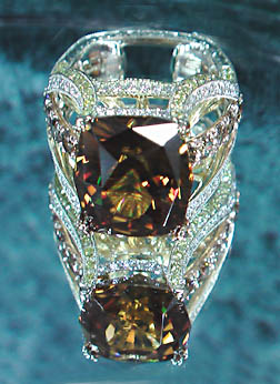 Charles Haznedl's design, zircon by John Dyer