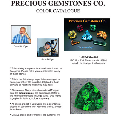 John Dyer Gems catalog 