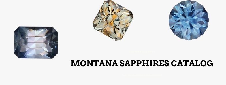 Custom Cut Montana sapphire for sale, buy precison cut sapphires in our online catalog