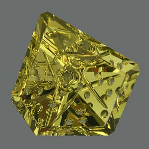 Lime Citrine gemstone