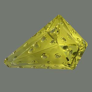 Lime Citrine gemstone