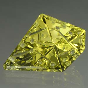 Lime Citrine gemstone
