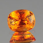 Orange Sapphire gemstone