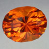 Citrine, mohs hardness of 7, brilliant oval cut