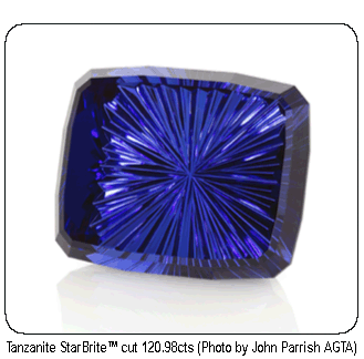 Large Award Winning Tanzanite with a Designer Custom Cut