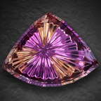 1st place AGTA Spectrum Award winning Ametrine cut by John Dyer
