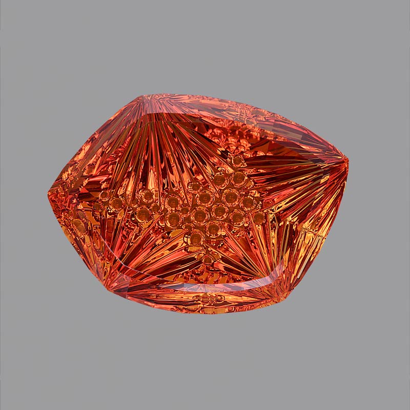 AGTA Award Winning Fantasy Cut Citrine