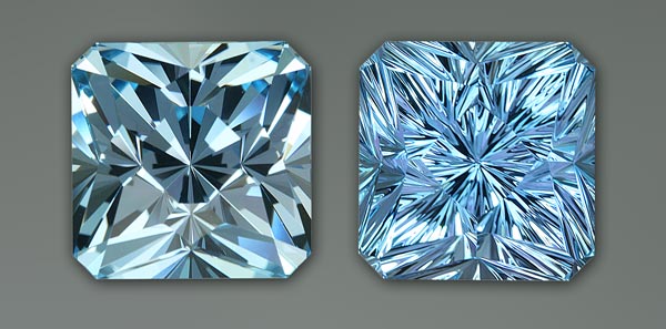 Comparing Precision Flat Faceting to Concave Gem Cutting