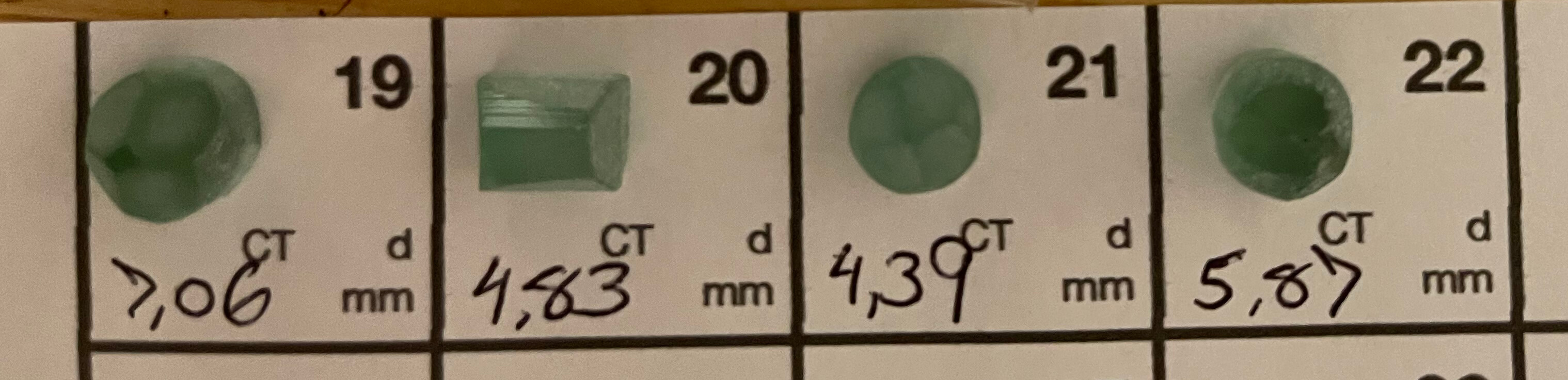 Blue/Green Tourmaline preform