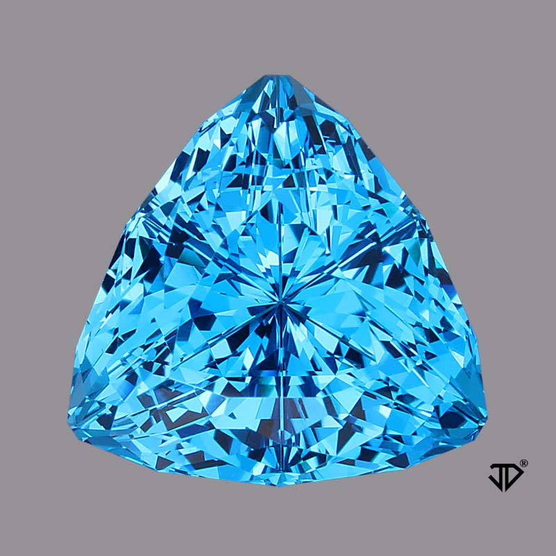 blue toppaz super trillion cut 16.99 cts