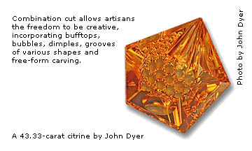 Citrine Fantasy Cut by John-Dyer