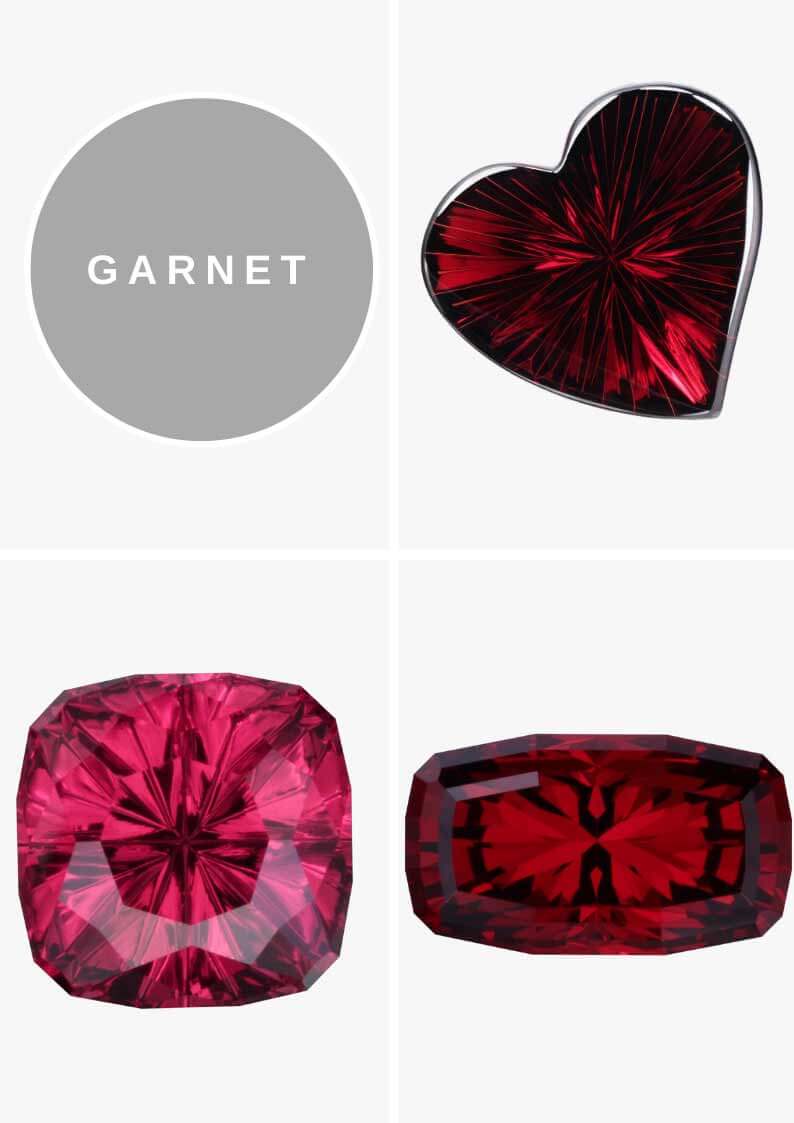 Garnets for sale.