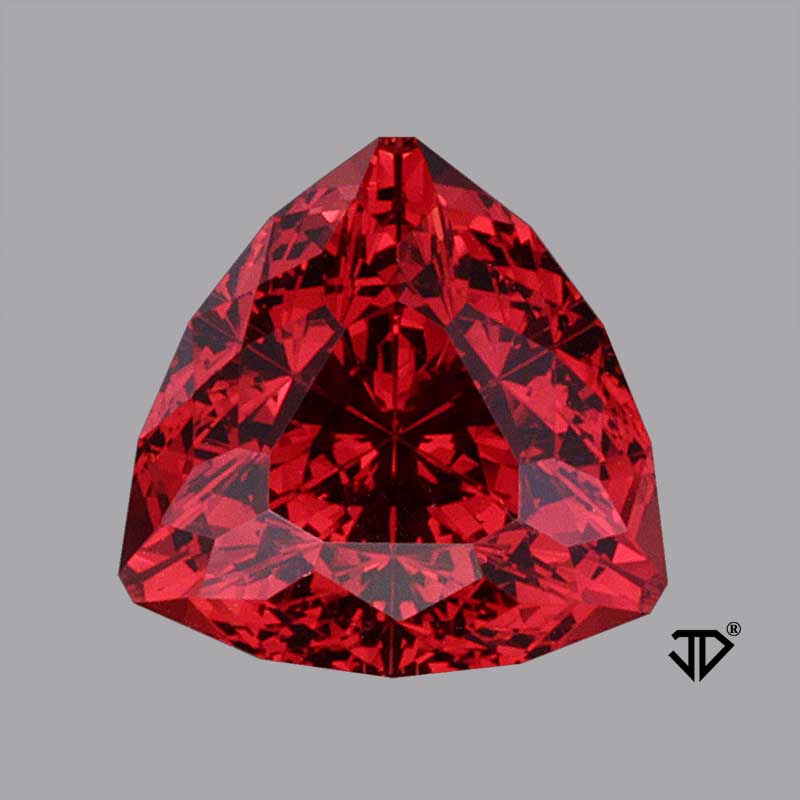 Gypsy Rose Garnet Super Trillion™ Cut by John Dyer