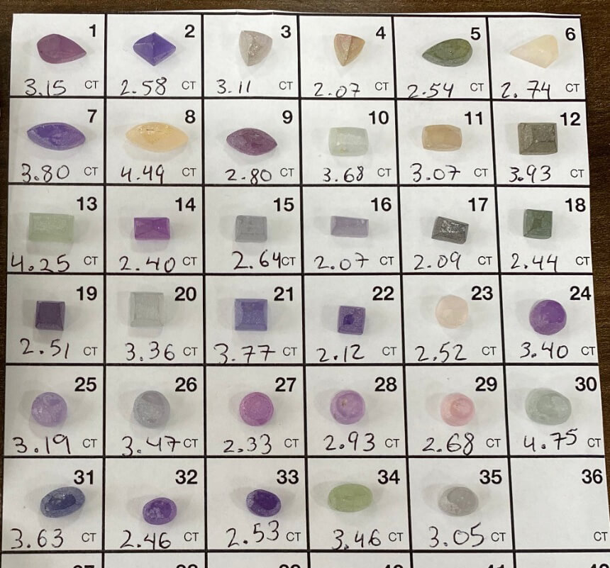 Madagascar Sapphire preform