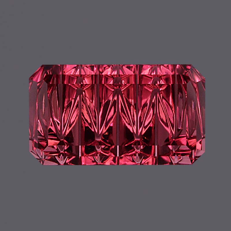 Pink Tourmaline ZigZag Cut