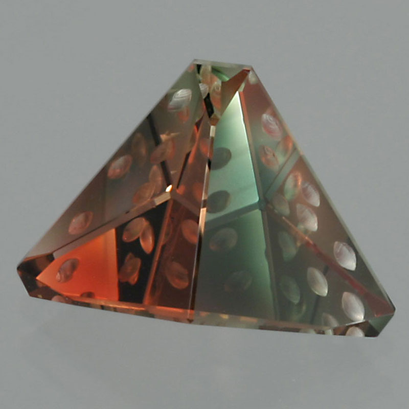 dichroic Oregon sunstone special fantasy cut by John Dyer