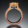 Krikawa Jewelry Designs sapphire engagement ring