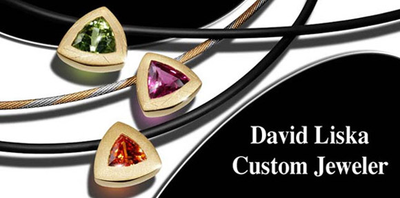 Custom colored stone pendants