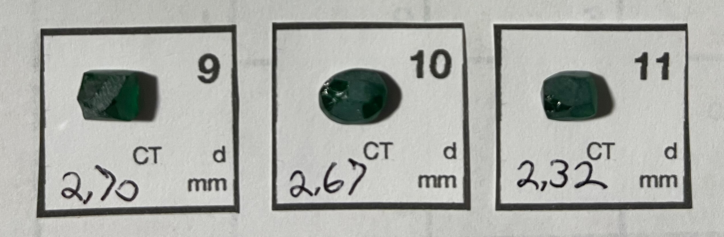 Tsavorite Garnet preform