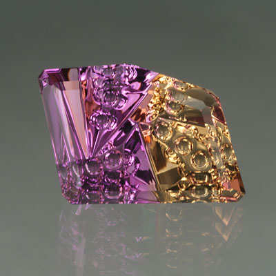  Ametrine gemstone