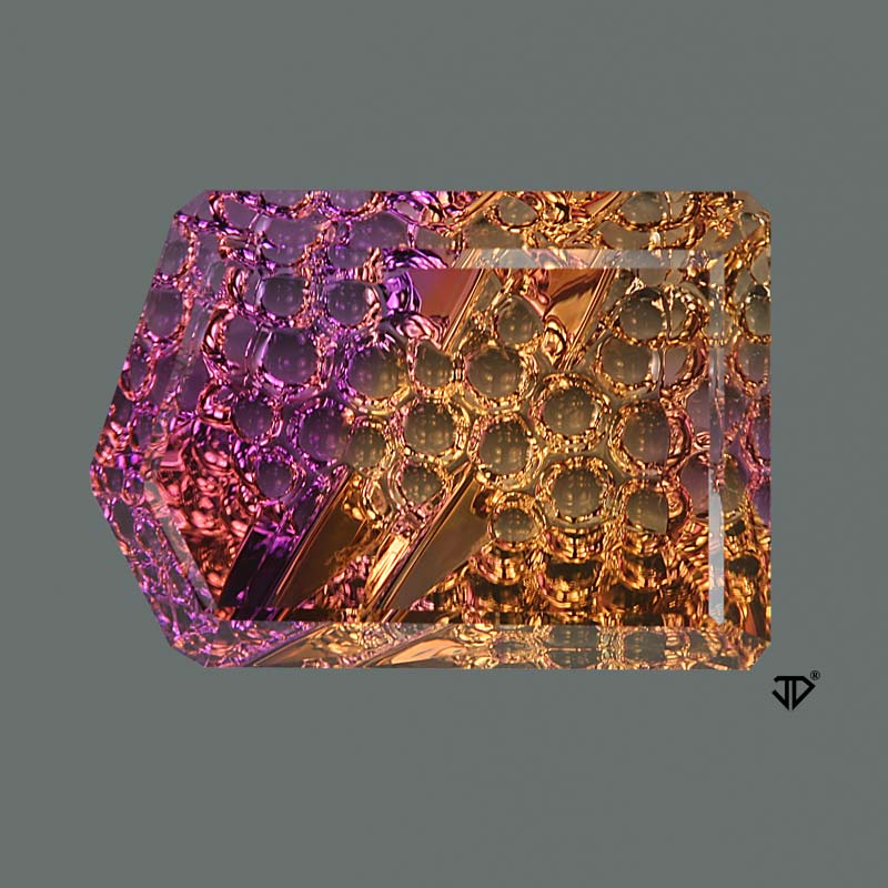  Ametrine gemstone