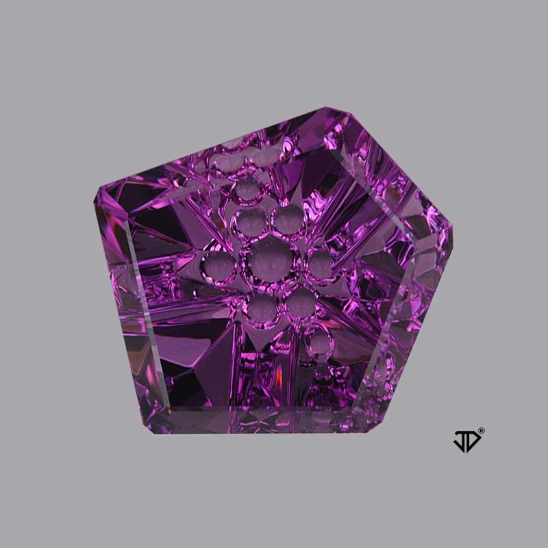 Amethyst gemstone