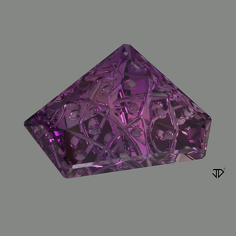  Amethyst gemstone