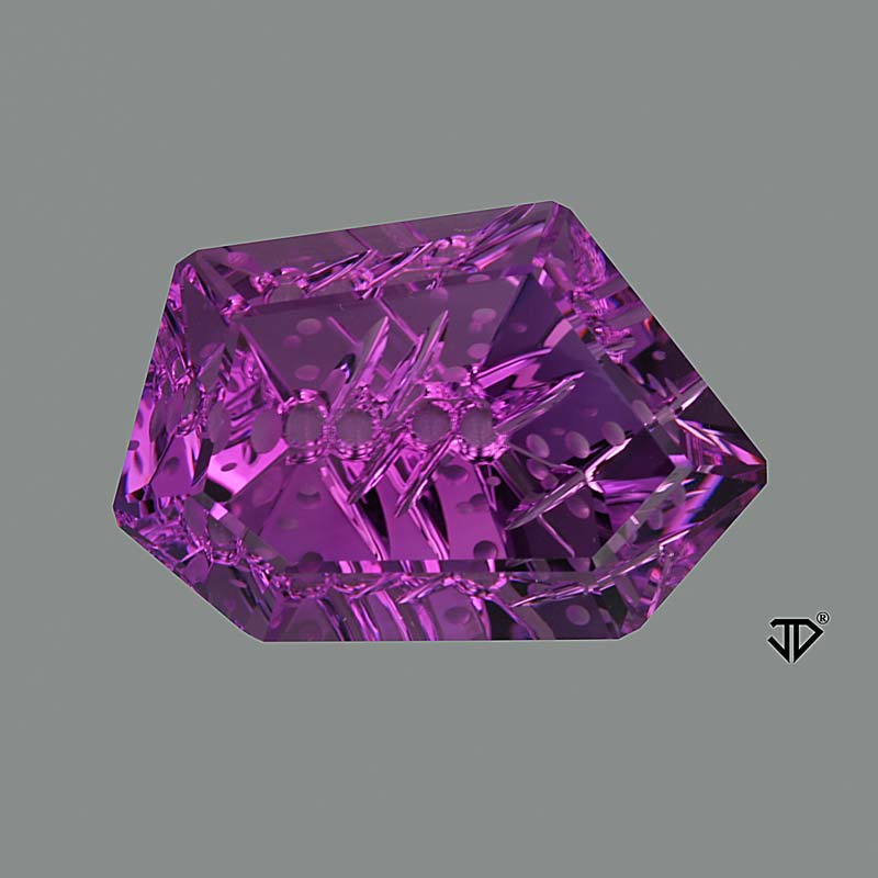  Amethyst gemstone