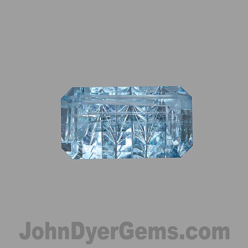 Deep Blue Aquamarine gemstone