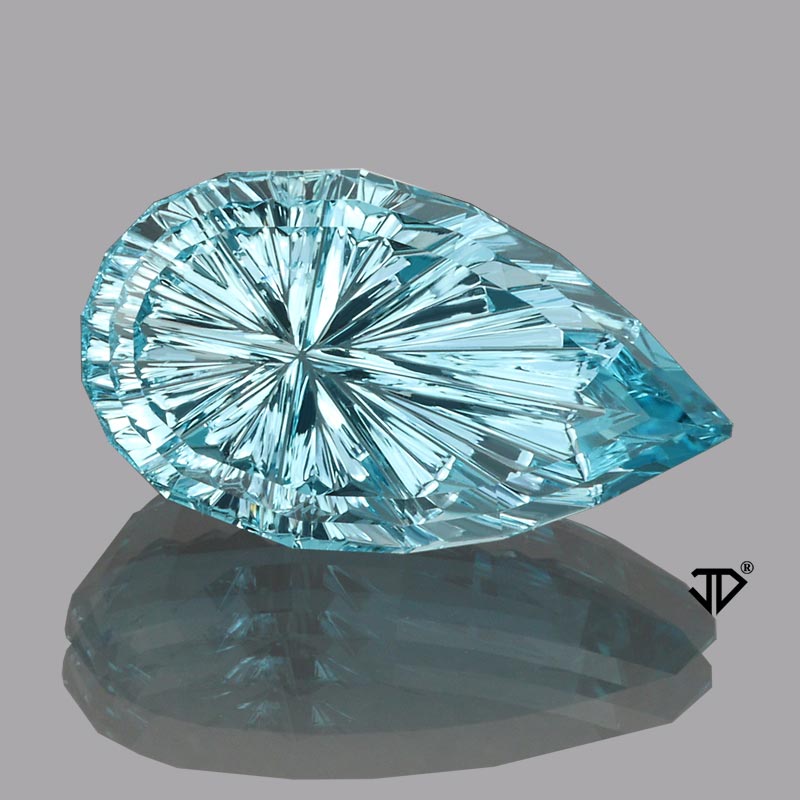 Strong Color Aquamarine gemstone