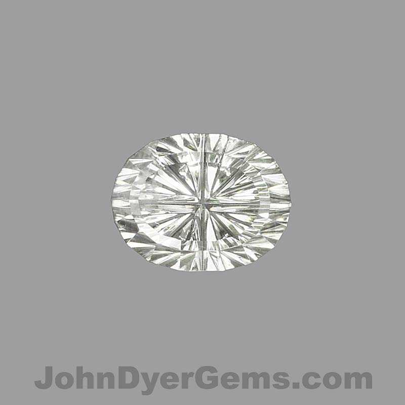 Almost White Montana Sapphire gemstone