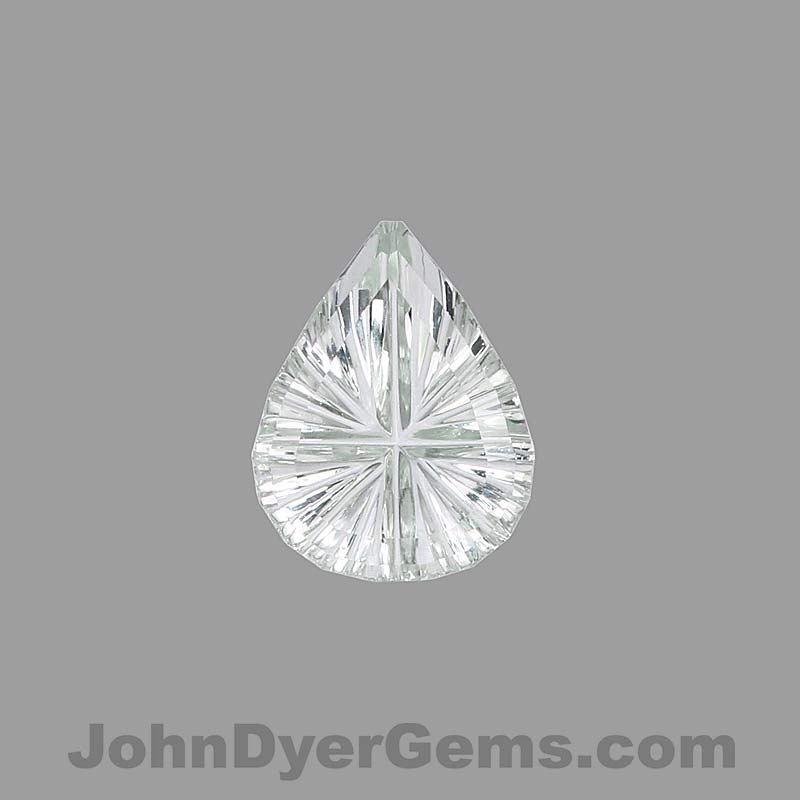 Almost White Montana Sapphire gemstone