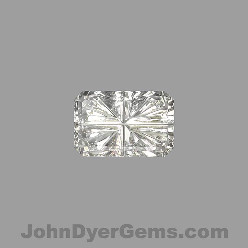 Almost White Montana Sapphire gemstone