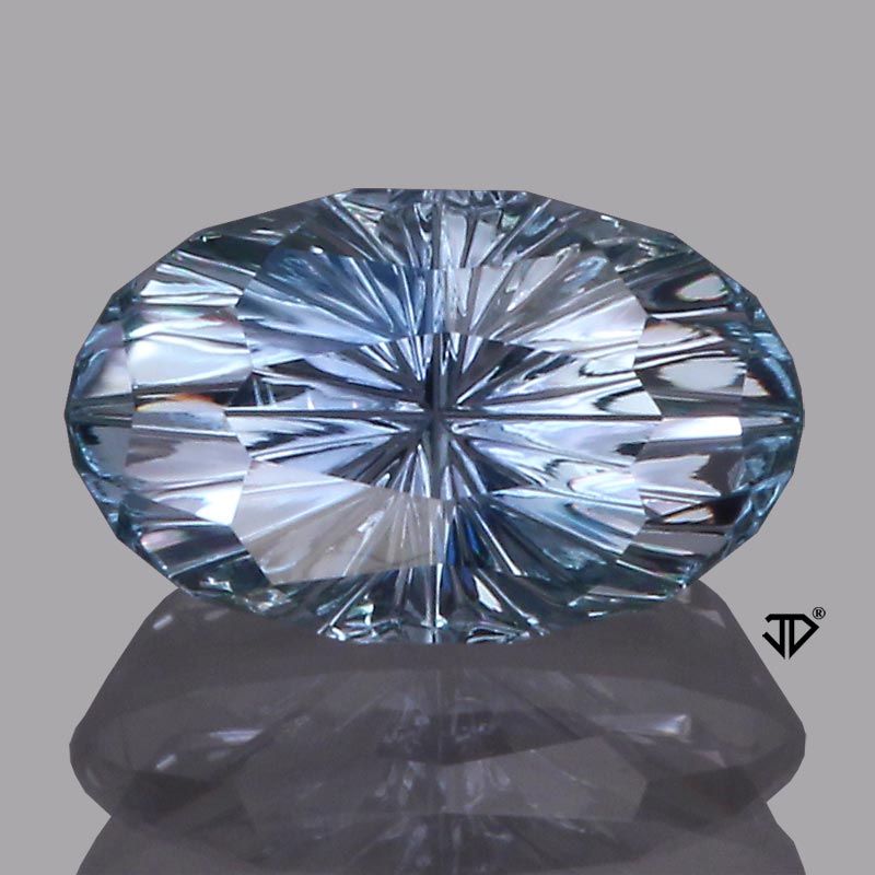 Bluegray Montana Sapphire Gemstone 119ct John Dyerprecious