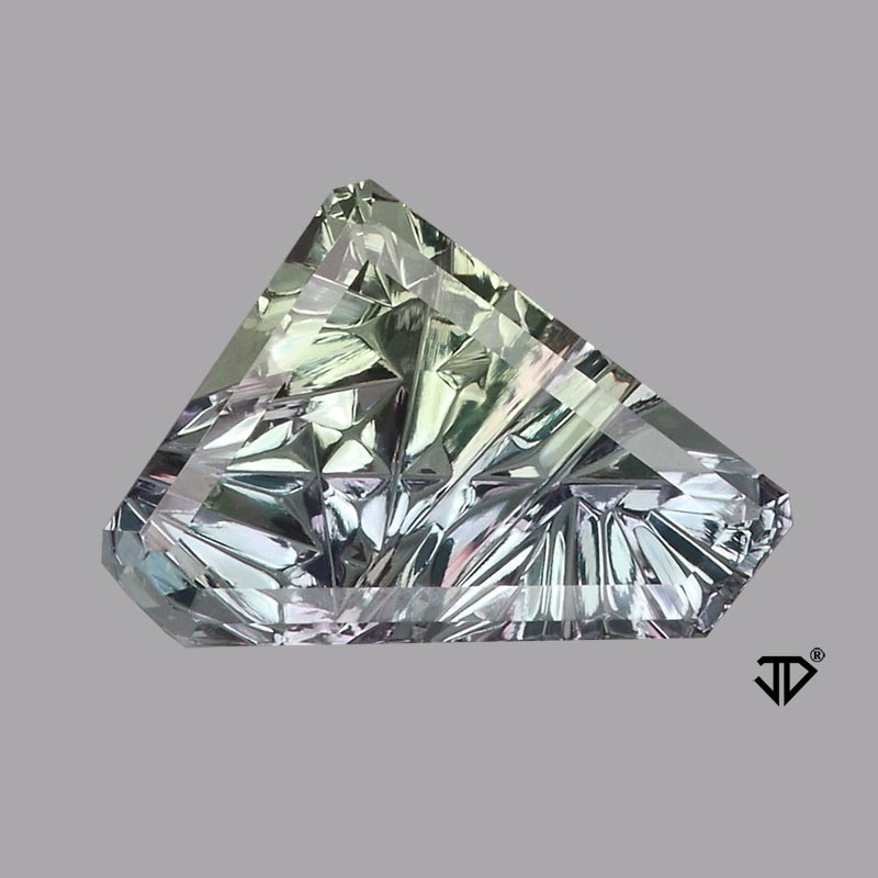 Natural Bicolor Tanzanite Dreamscape™ Cut 3.96 carats | John Dyer Gems