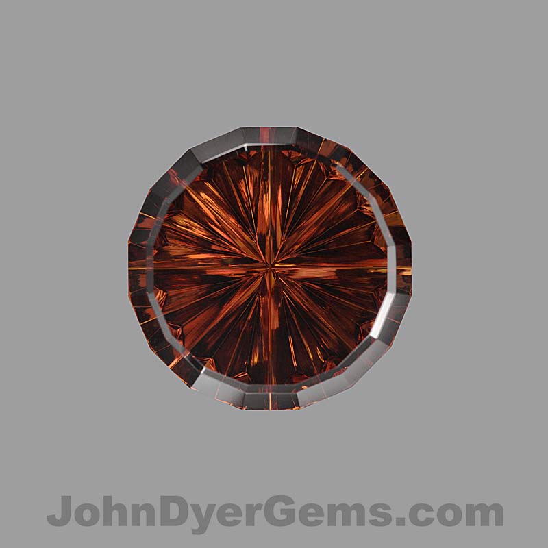 Orange/Brown Tourmaline gemstone