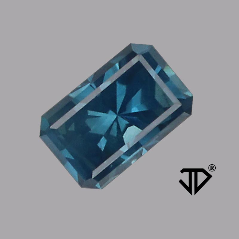 Unheated Teal Sapphire gemstone