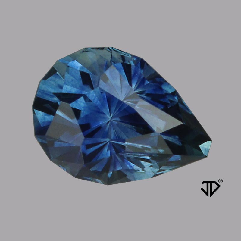 Blue Montana Sapphire gemstone