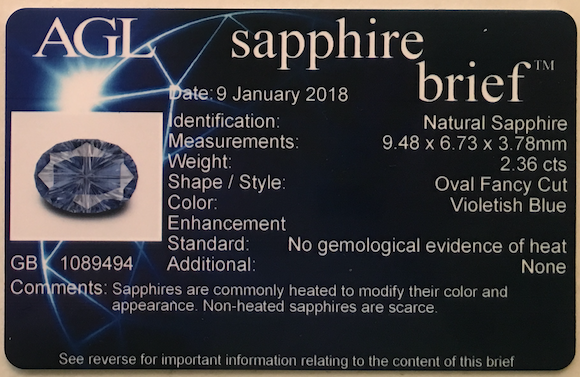 Blue Sapphire view 3