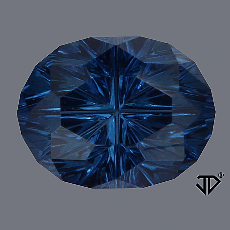 Blue Australian Sapphire Gemstone 098ct John Dyerprecious Gemstones