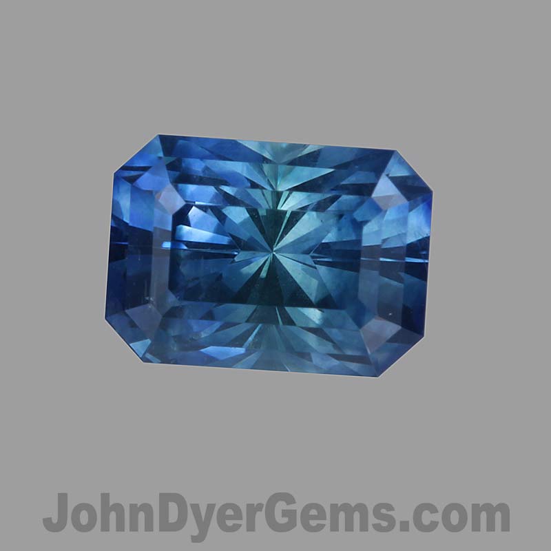 Blue Montana Sapphire gemstone