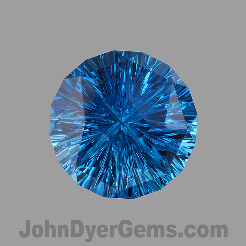 London Blue Topaz Starbrite™ Cut 8.04 carats John Dyer Gems