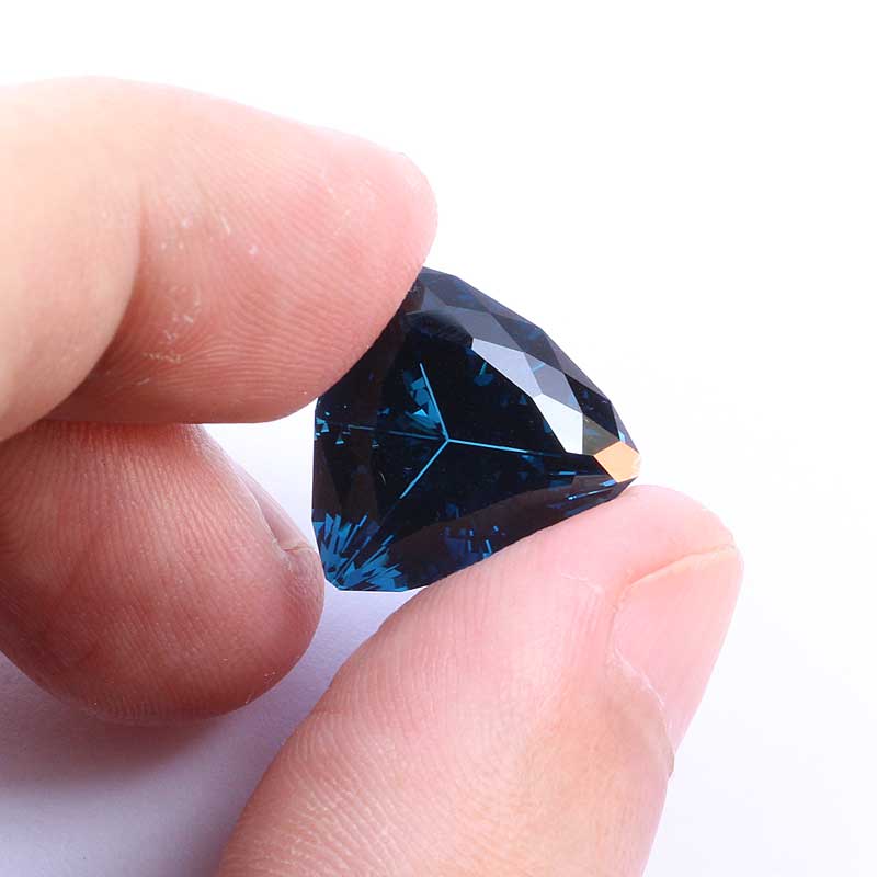 London Blue Topaz Gemstone 16.67ct John Dyer/Precious Gemstones Co