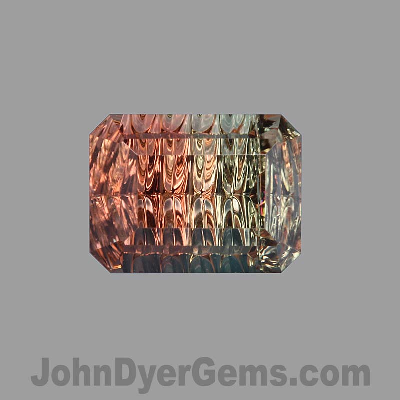 Bicolor Tourmaline gemstone