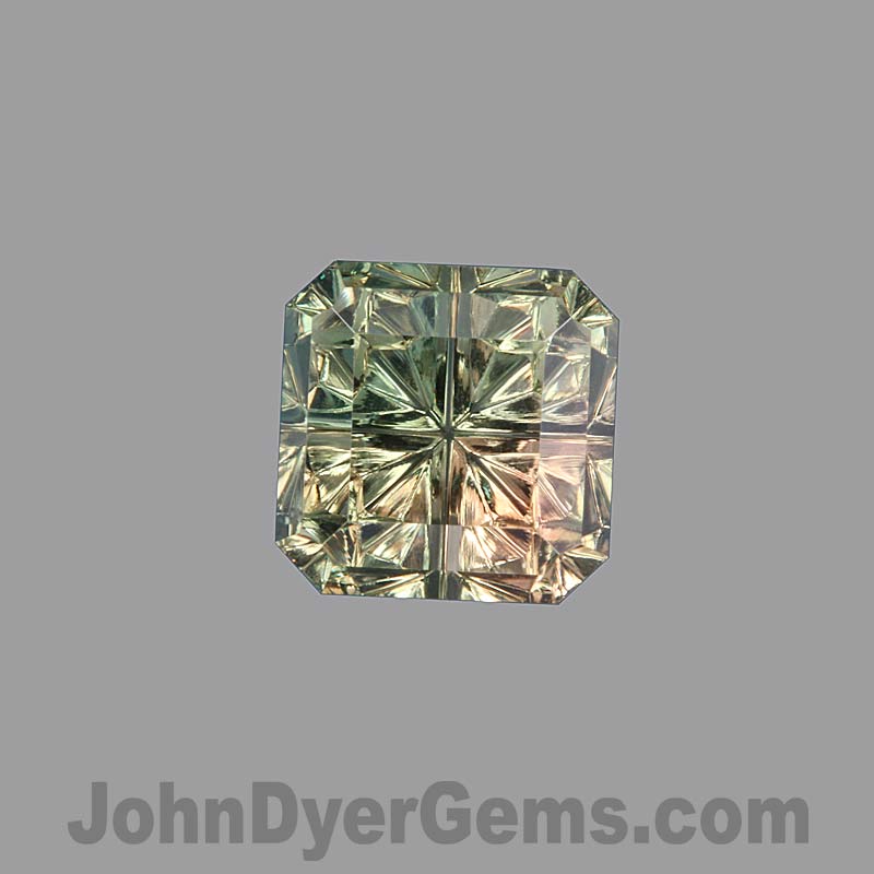 Bicolor Tourmaline gemstone