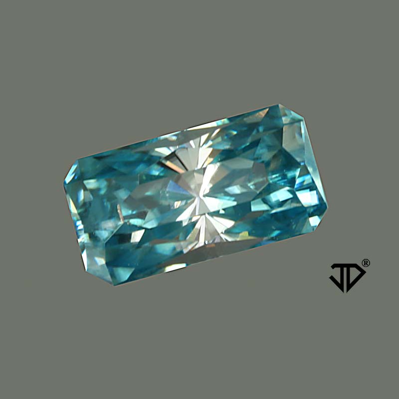 Blue Zircon Gemstone 2.61ct John Dyer/Precious Gemstones Co. Catalog